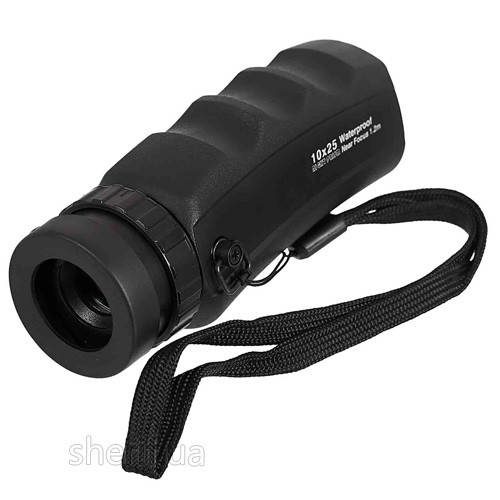 

Монокуляр водонепрницаемій 10X25 - BASSELL - MONO W.P 14233, Черный