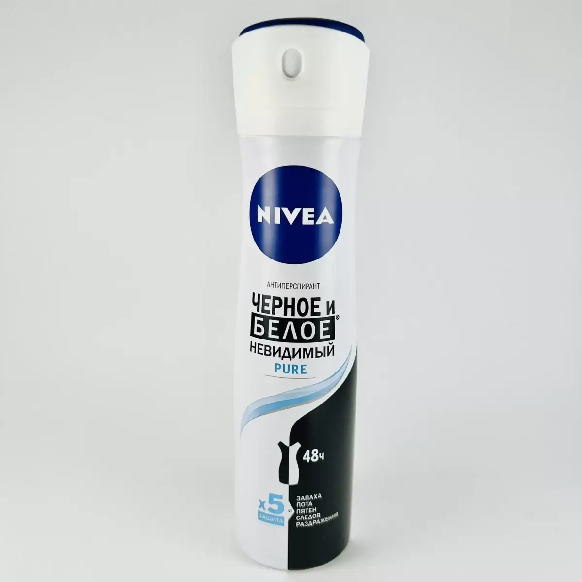 

Дезодорант спрей женщин. Nivea Невидимое черное и белое (12шт/ящ)