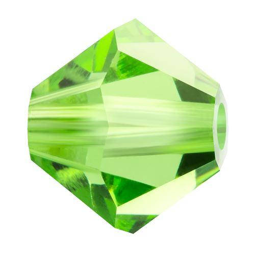 

Хрустальные биконусы Preciosa (Чехия) 3 мм Peridot, Зелёный