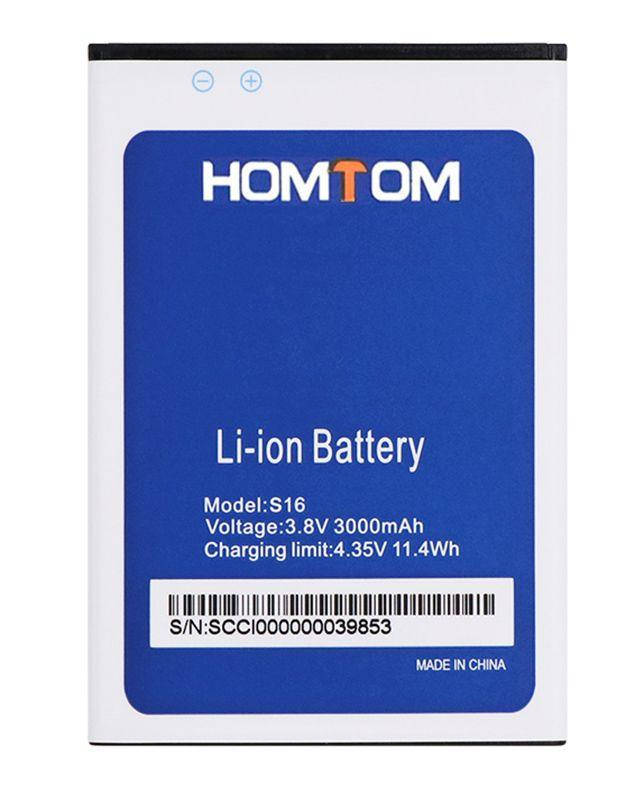 

Аккумулятор Homtom S16 (3000 mAh) 12 мес. гарантии