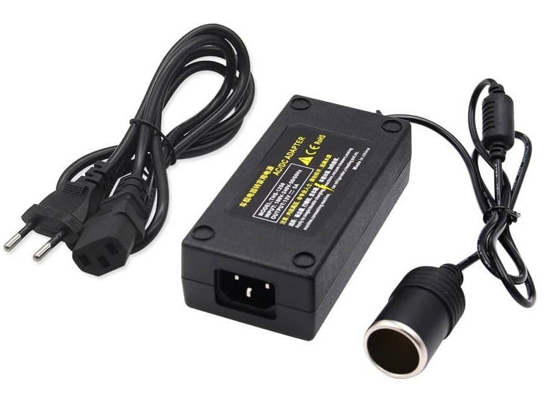 

Адаптер переходник прикуриватель 220В на 12В 12V 12А 144W
