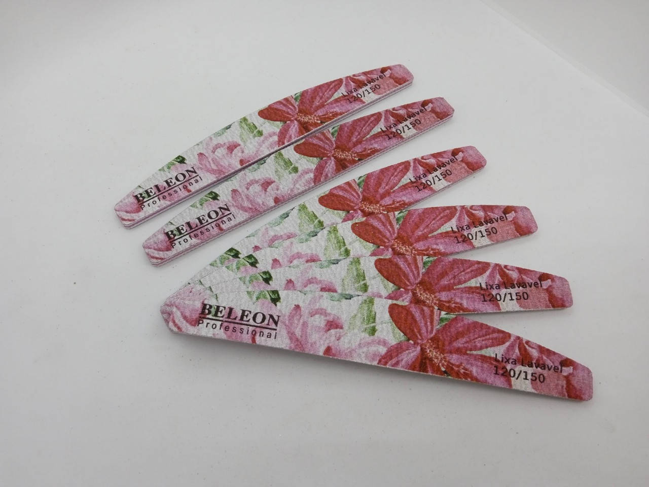 

Пилка для ногтей Beleon 120/150 (цветы)
