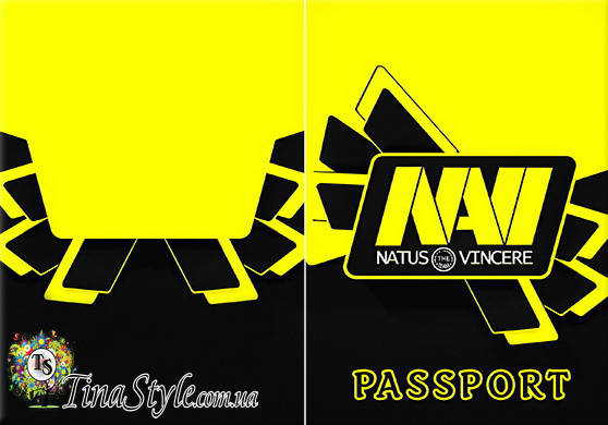 

Обложка обкладинка на паспорт NAVI Natus Vincere України Украина Україна