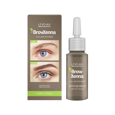 

Browxenna от Brow Henna. Хна для бровей. Светло - Русый Блонд 202