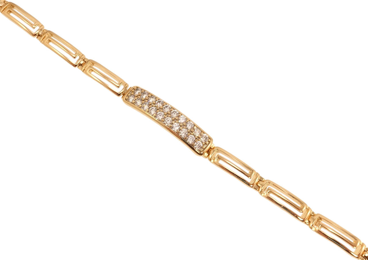 

Браслет Xuping Позолота 18K "Античный стиль" длина с доп.замком 17,19см х 4мм