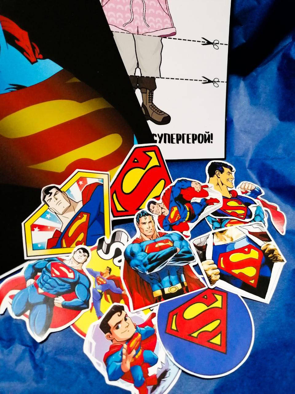 

Стикеры Superman (12 шт)