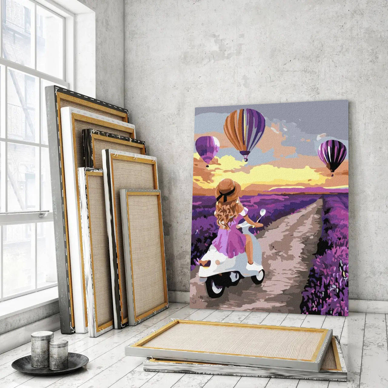 

Картины по номерам 40*50 "Прогулка Провансом" №4853