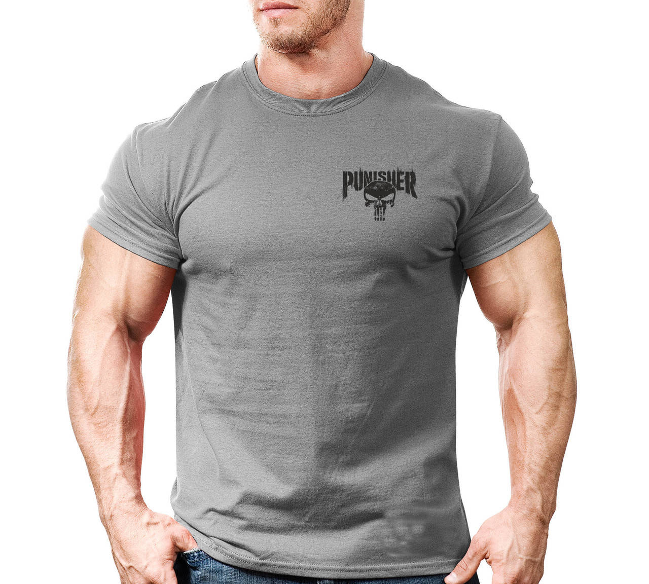 

Спортивная футболка Punisher (разные цвета) M, Серый