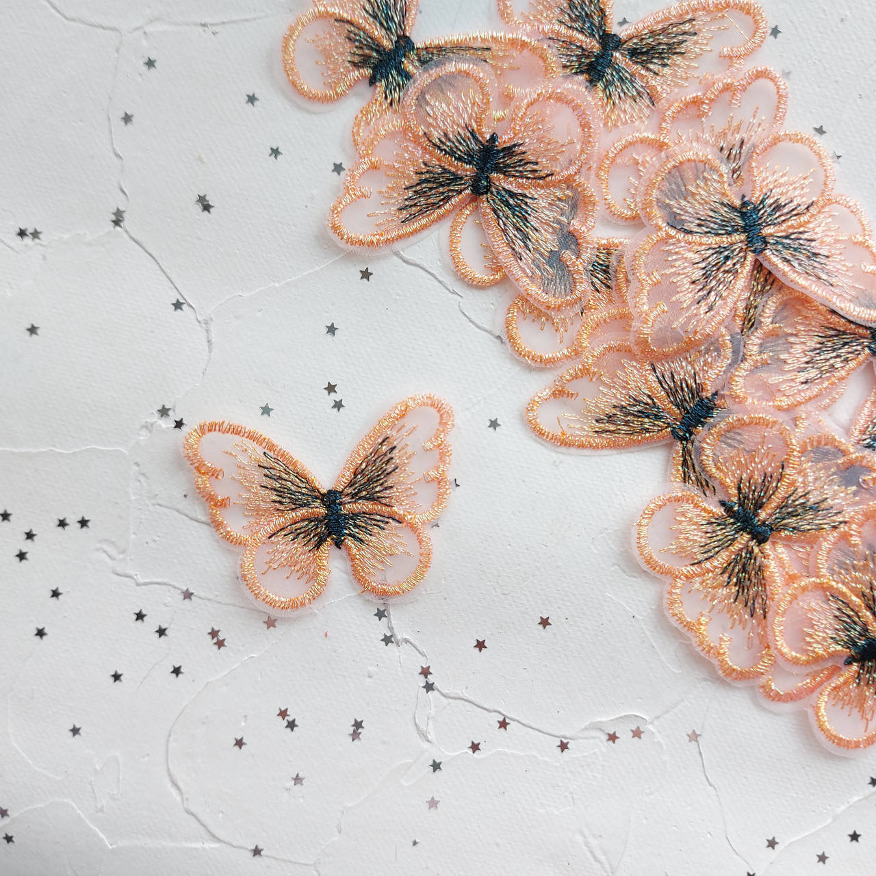 

Метелик ажурний,5*4см, ОРАНЖЕВИЙ