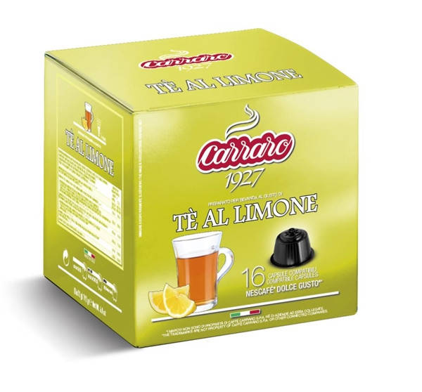 

Чай в капсулах Te Al Limone Dolce Gusto 16 cap. Carraro Caffe S.p. A Italia.