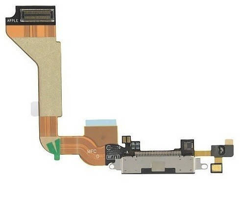 

Шлейф для iPhone 4 с разъемом зарядки, цвет черный