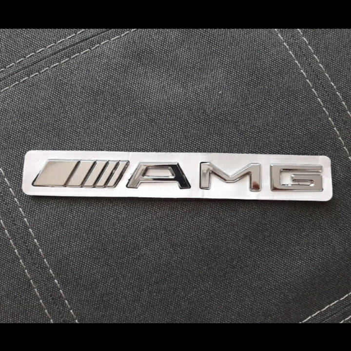 

Наклейка/ Шильдик/ Емблема на мерседес AMG 190×19 мм.