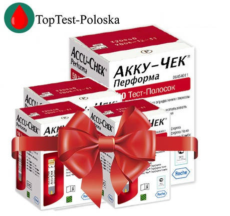 

Тест-полоски Акку-Чек Перформа (Accu-Chek Performa) 50 шт. 4 упаковки