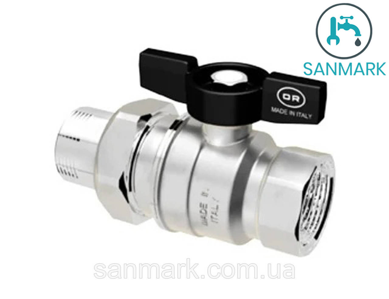 

Кран шаровый Officine Rigamonti Aurea 3/4" с американкой 1120.520