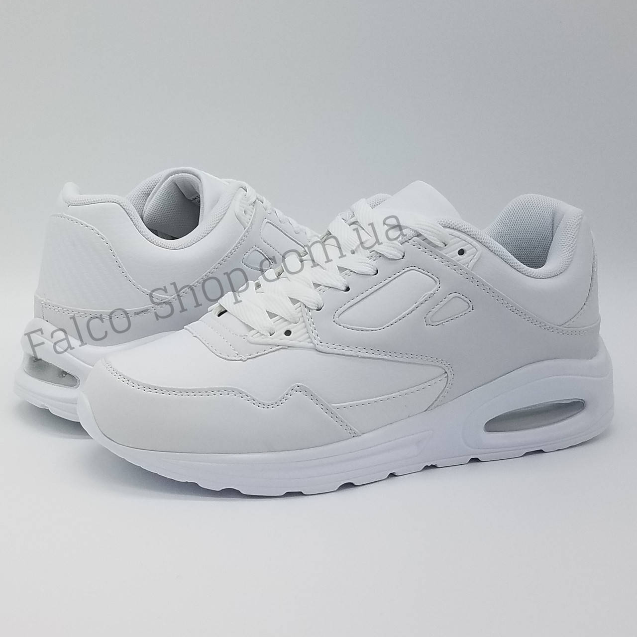 

Кроссовки мужские белые кожаные Jomix. Кроссовки подростковые белые кожаные Jomix., Белый