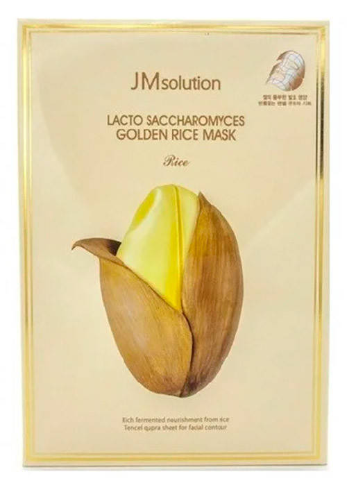 

Двухфазная маска для лица JM solution Lacto Saccharomyces Golden Rice Mask 30 мл