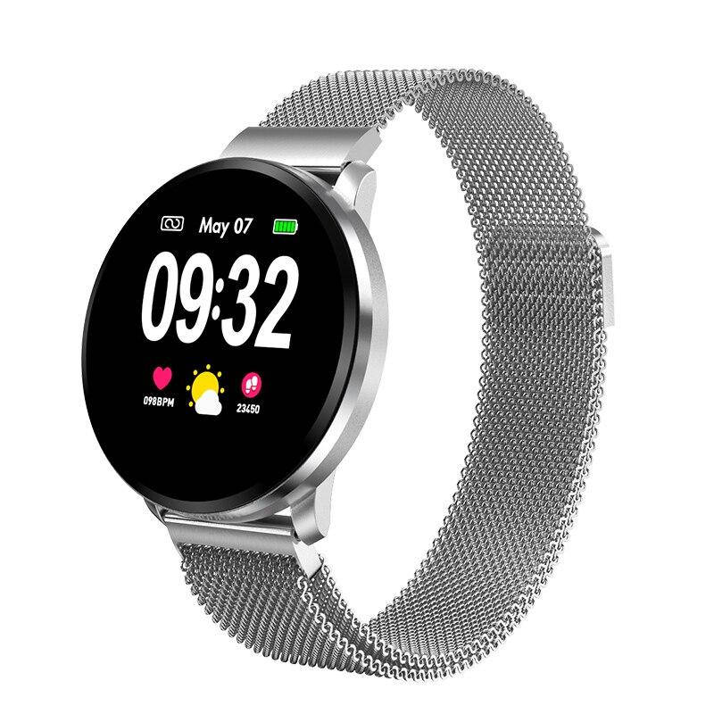 

Сенсорные умные смарт часы Smart Watch CF68 Серебристые с тонометром пульсоксиметром