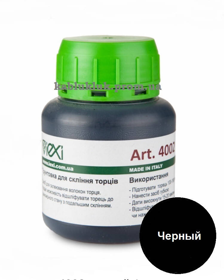 

Грунт для уреза кожи, торцов IEXI 4002, черный 100ml