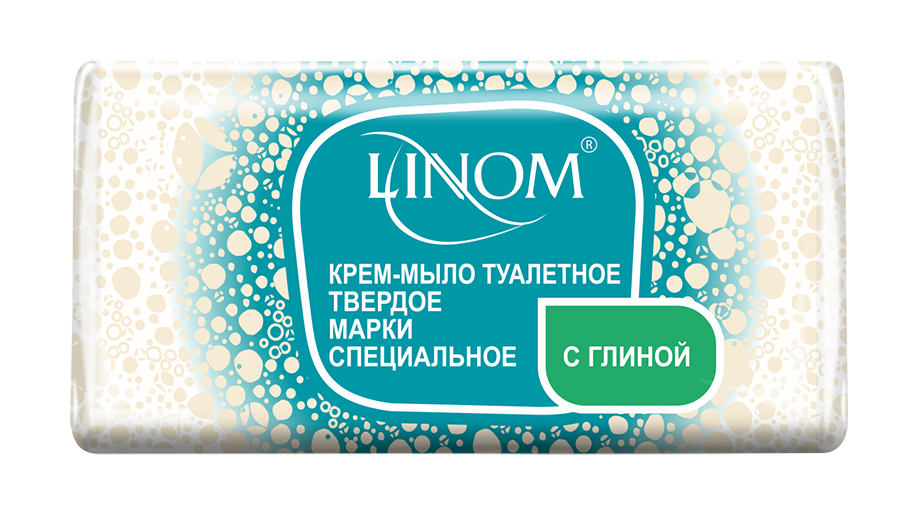 

Крем-мыло туалетное твердое марки Специальное С глиной LINOM