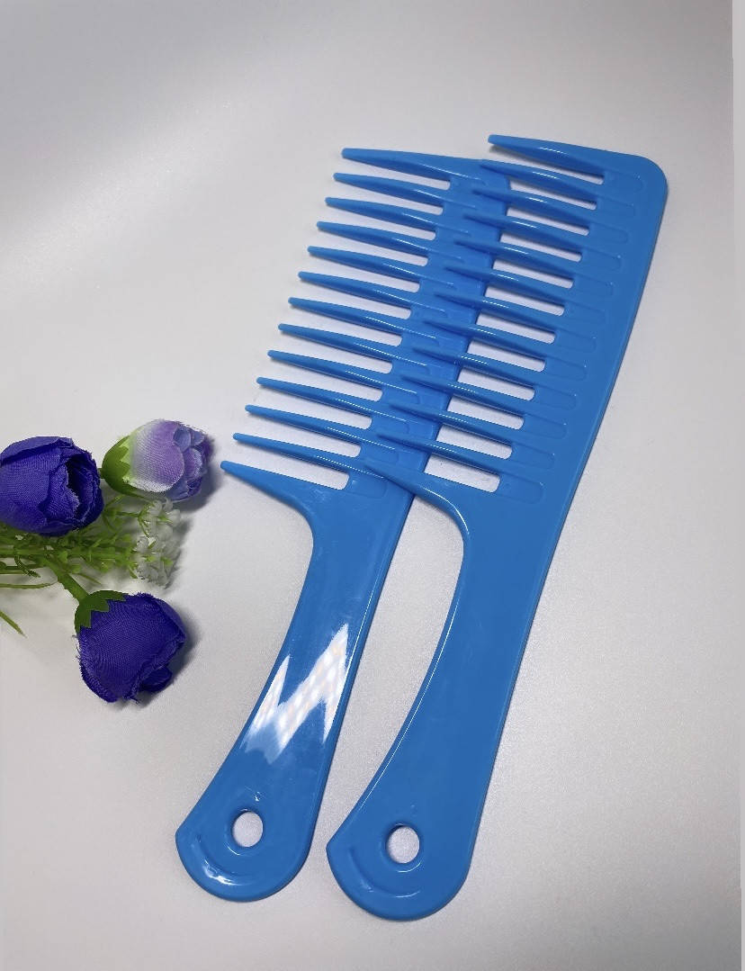 

Расческа гребень парикмахерский пластиковый, синий