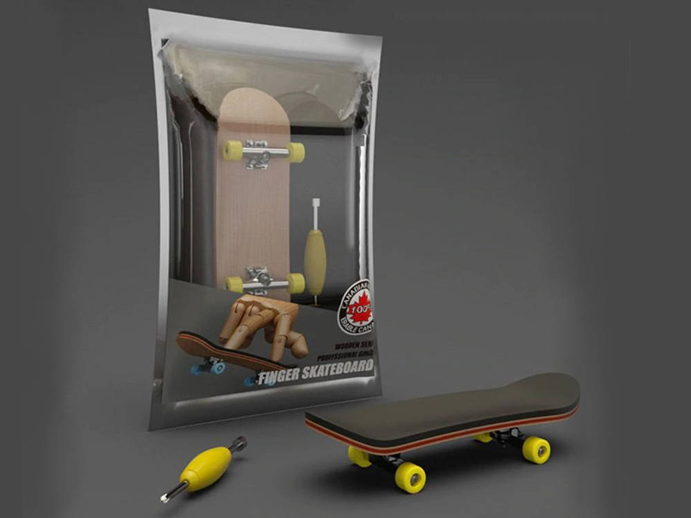 

Фингерборд Fingerboard Мини скейт Желтый