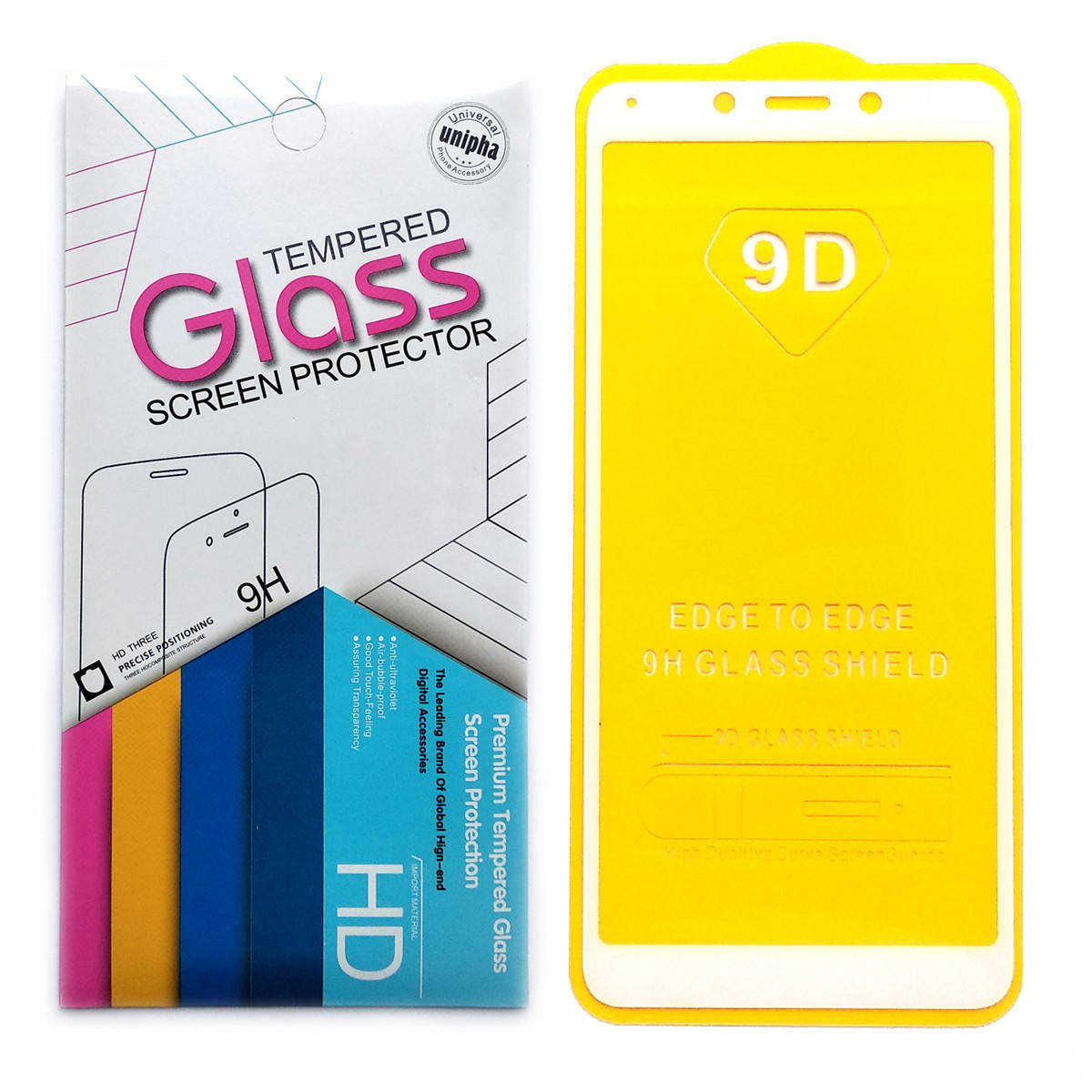 

Защитное стекло 9D для Xiaomi Redmi 6 / 6A (Белый)