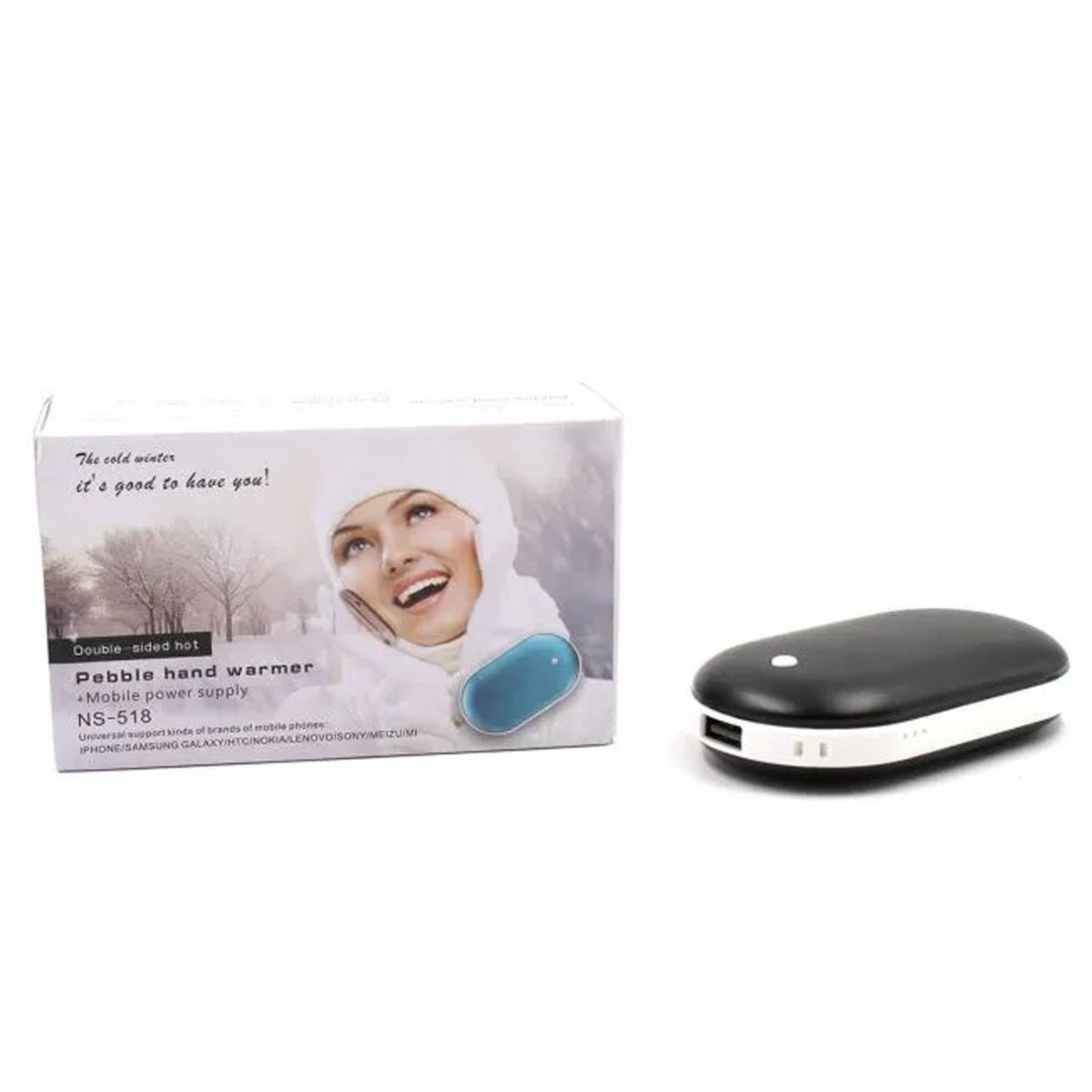 

PowerBank 5000mAh Pebble Hand Warmer с нагревом для рук