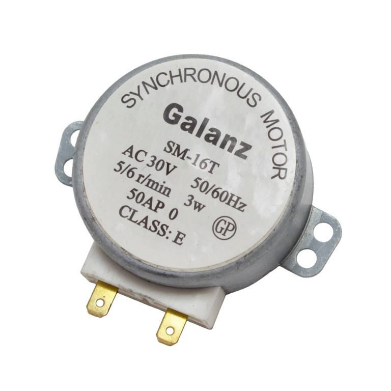 

Двигатель поддона Galanz SM-16T для микроволновой печи (30V, 5-6 об/мин)