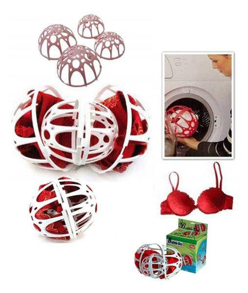 

Контейнер для стирки бюстгальтеров Buble Bra цвет бежевый