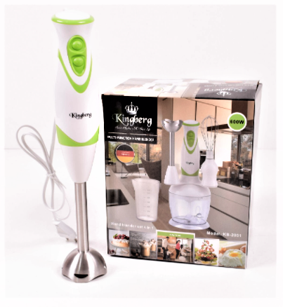 

Ручной кухонный погружной блендер Kingberg KB-2051 (2 скорости) | блендер Кингберг, пищевой экстрактор, миксер