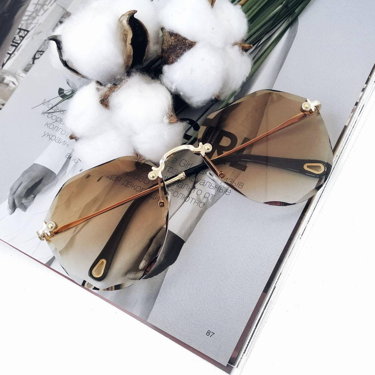 

Солнцезащитные женские очки, Коричневый