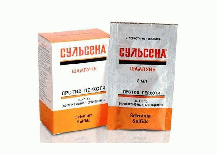 

Шампунь сульсена против перхоти 8мл Амальгама Люкс, 5шт