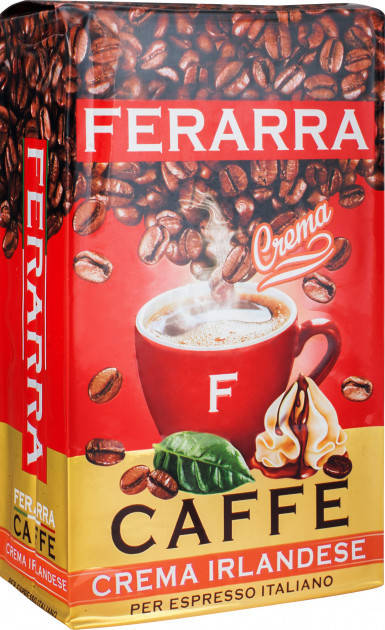 

Кофе молотый Ferarra Caffe Crema Irlandese 250 г в вакуумной упаковке