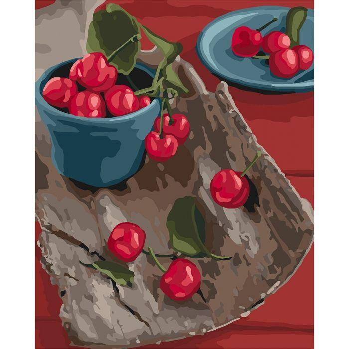 

Картина по номерам Идейка Вишни 40х50 (КНО5582)