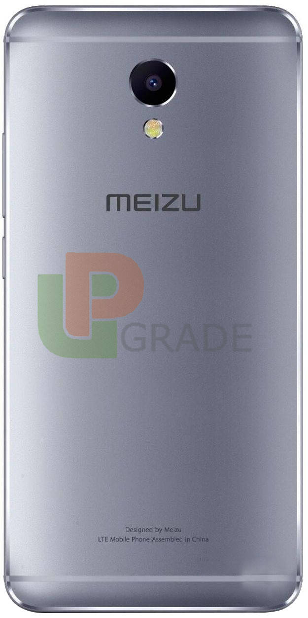 

Задняя крышка Meizu M5 Note M621 серая оригинал + стекло камеры, Серый