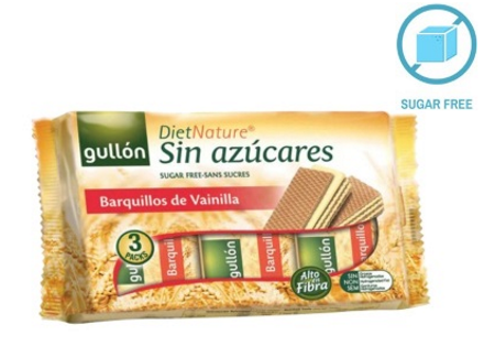 

Вафли Gullon Barquillos de Vainilla Diet Nature Sin Azucares 210 g