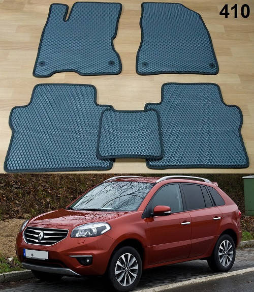 

Коврики ЕВА в салон Renault Koleos 1 '08-16, Черный