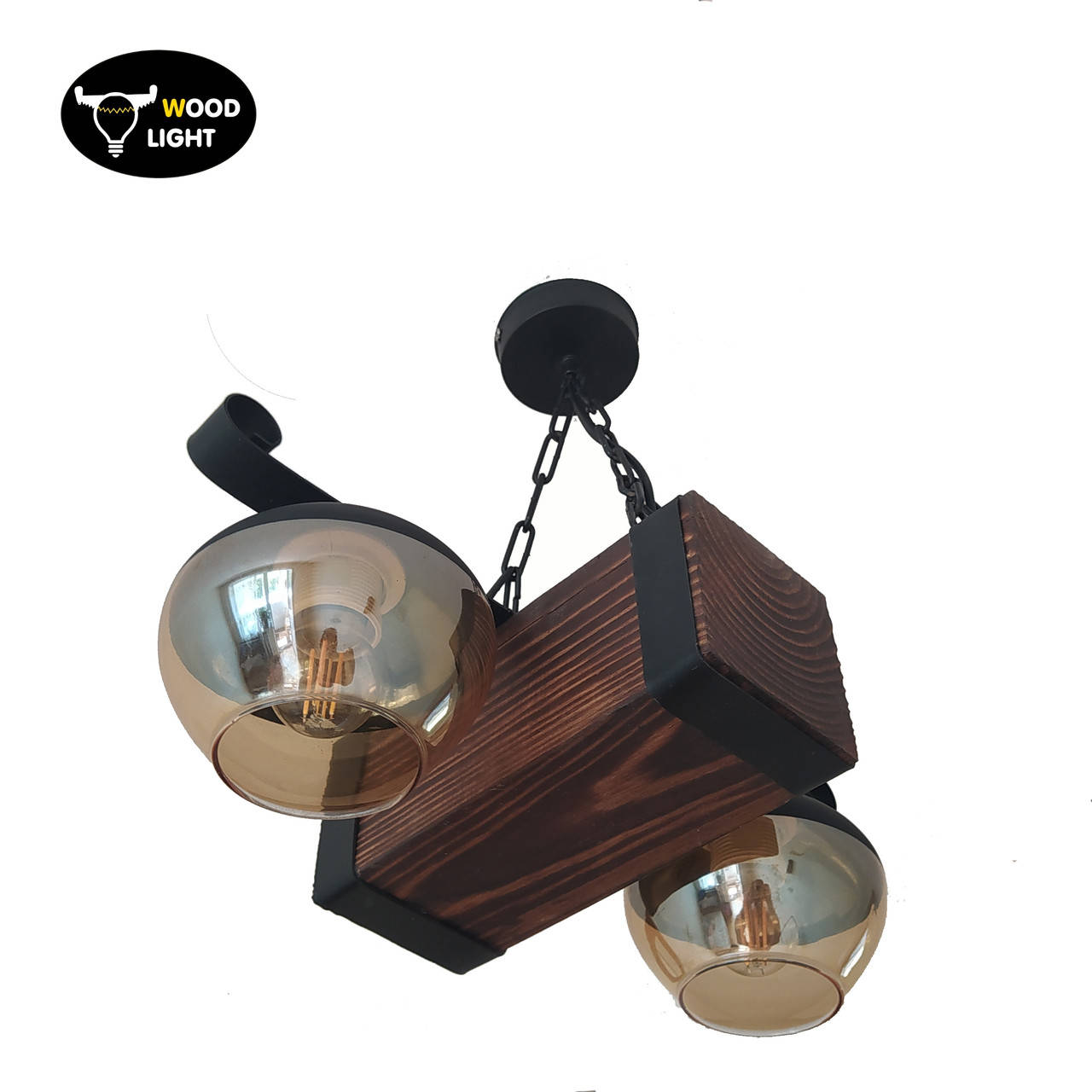 

Люстра из дерева WHB12, Коричневый