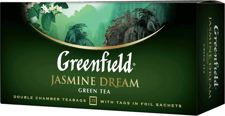

Чай зеленый с жасмином Greenfield Jasmine Dream 25 пак.
