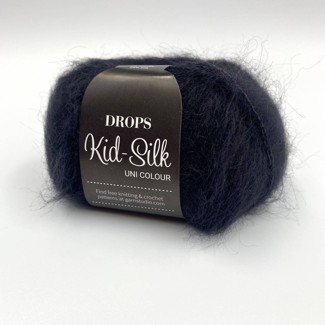 

Пряжа DROPS Kid-Silk - 02 - черный