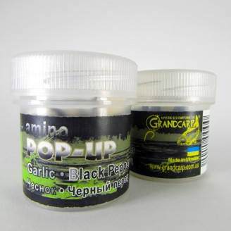

Бойлы плавающие амино поп-ап Grandcarp GARLIC•BLACK PEPPER (ЧЕСНОК•ЧЕРНЫЙ ПЕРЕЦ) Ø10 мм