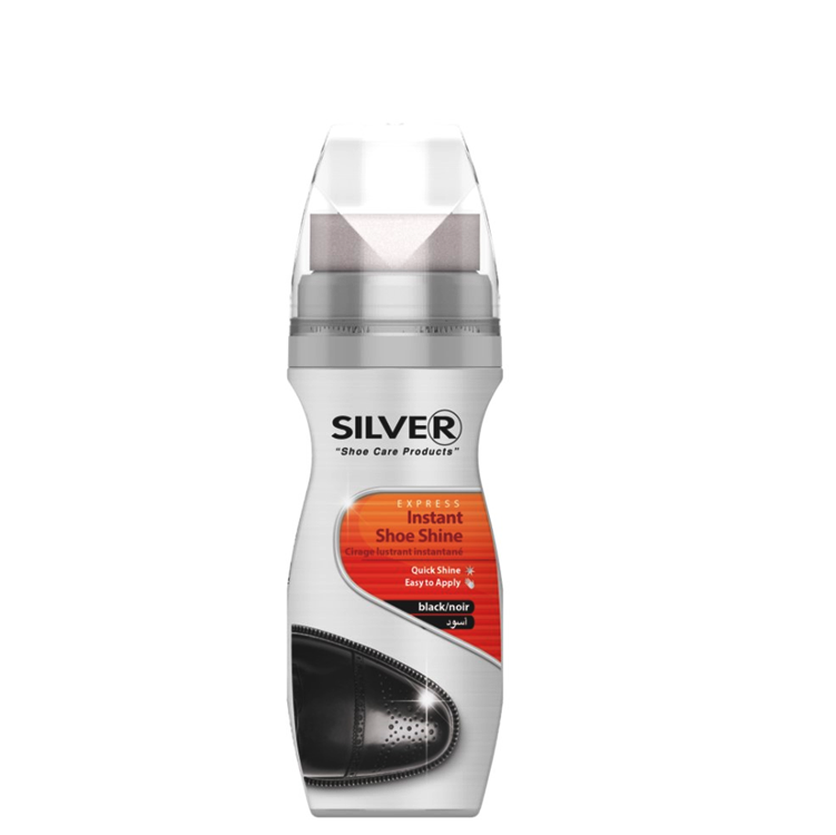 

Черный, жидкая крем- краска для обуви Silver 75 ml