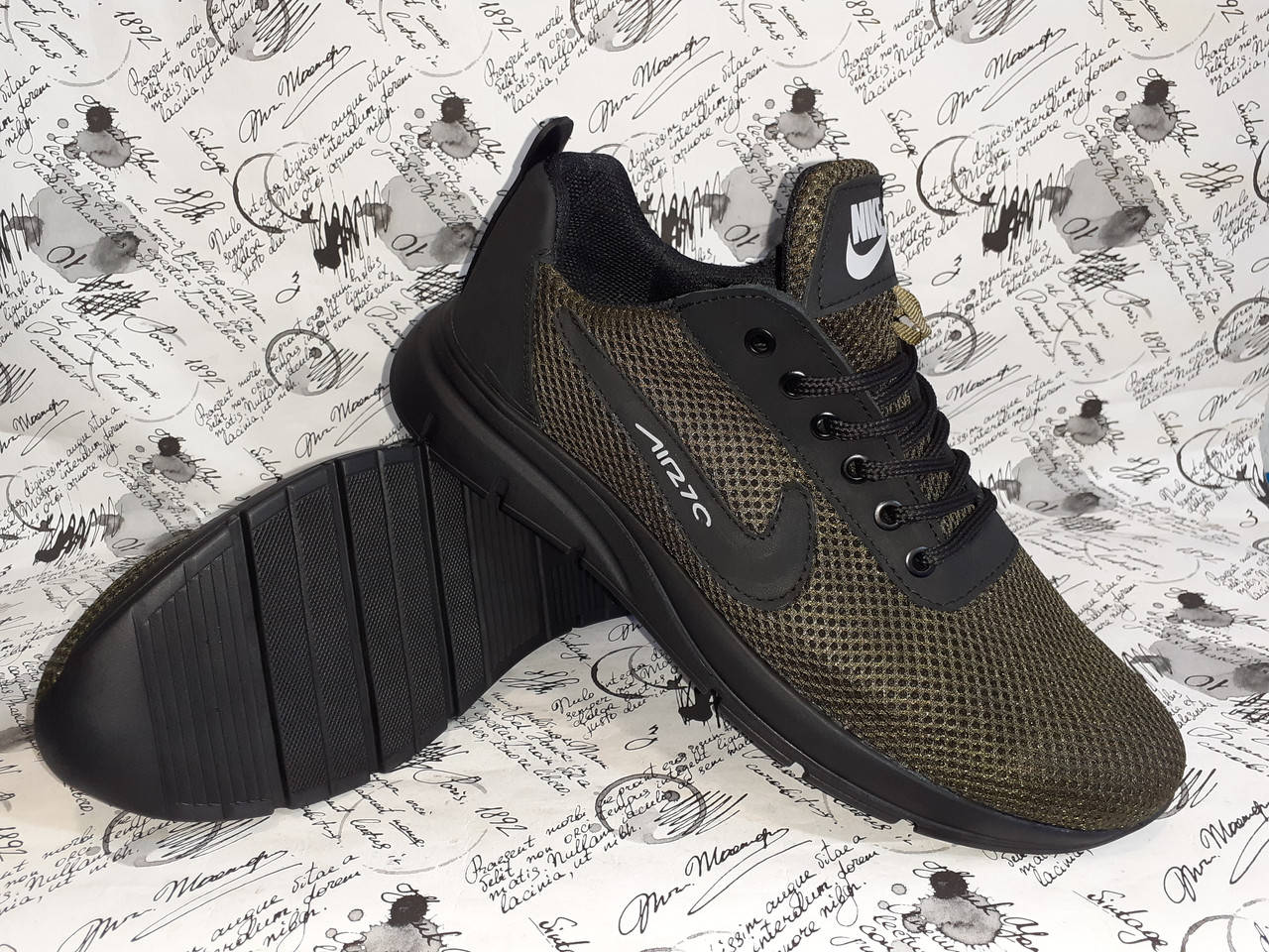 

Мужские кроссовки NIKE AIR.270сетка лето/весна цвет хаки