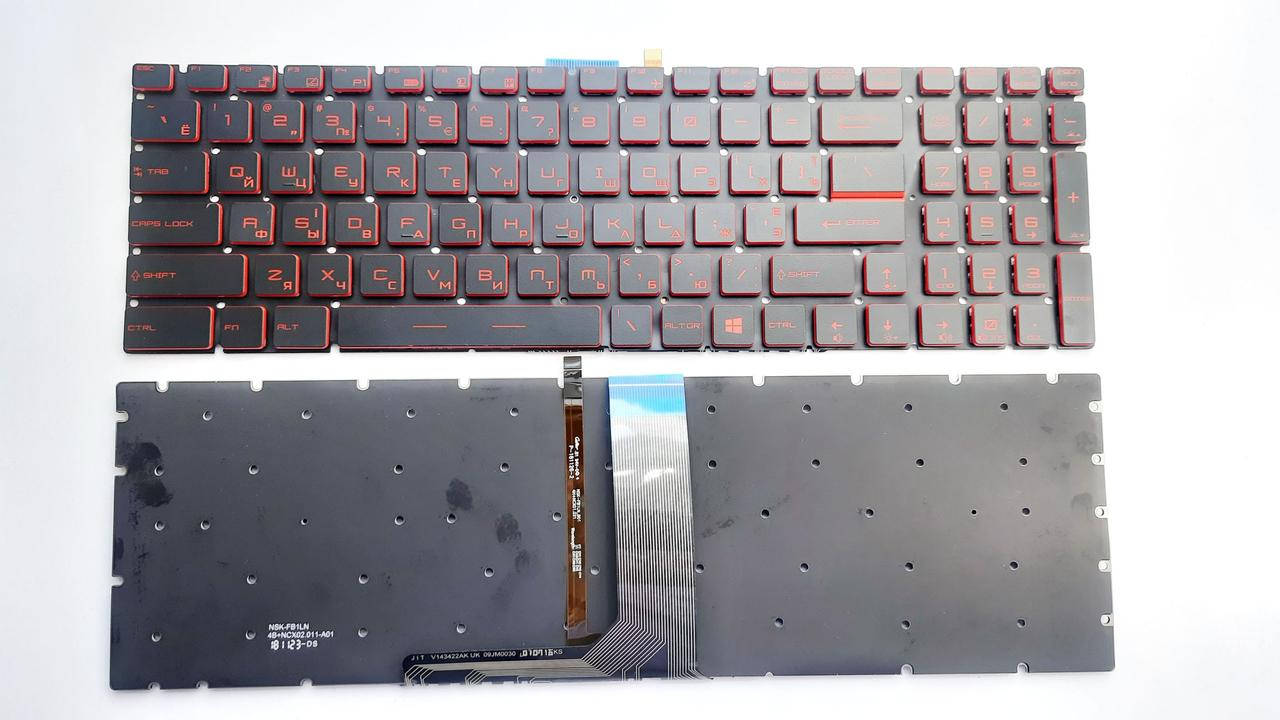 

Клавиатура для ноутбуков MSI GE62, GE72, GS60, GS70, GT72 черная (красные) без рамки с подсветкой UA/RU/US, Черный