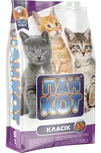 

Пан Кот – Класик Специальный рецепт для котят всех пород