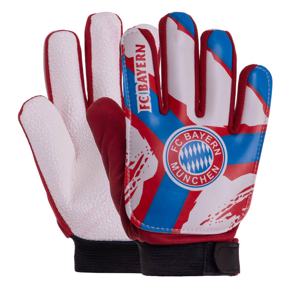 

Перчатки вратарские детские BAYERN MUNCHEN FB-0028-12 р. 8, цвета в ассорт.
