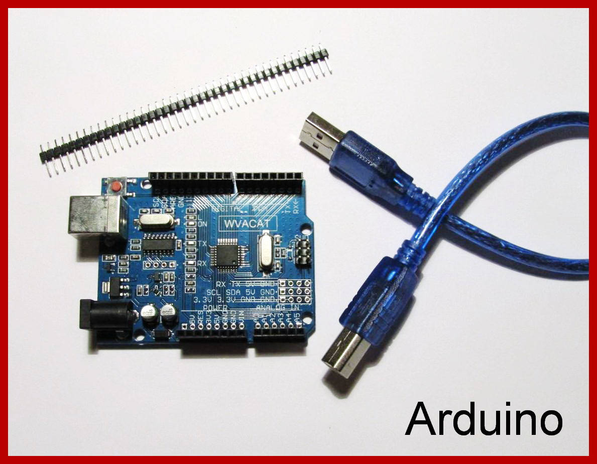 

Arduino UNO с кабелем USB. (WAVCAT).