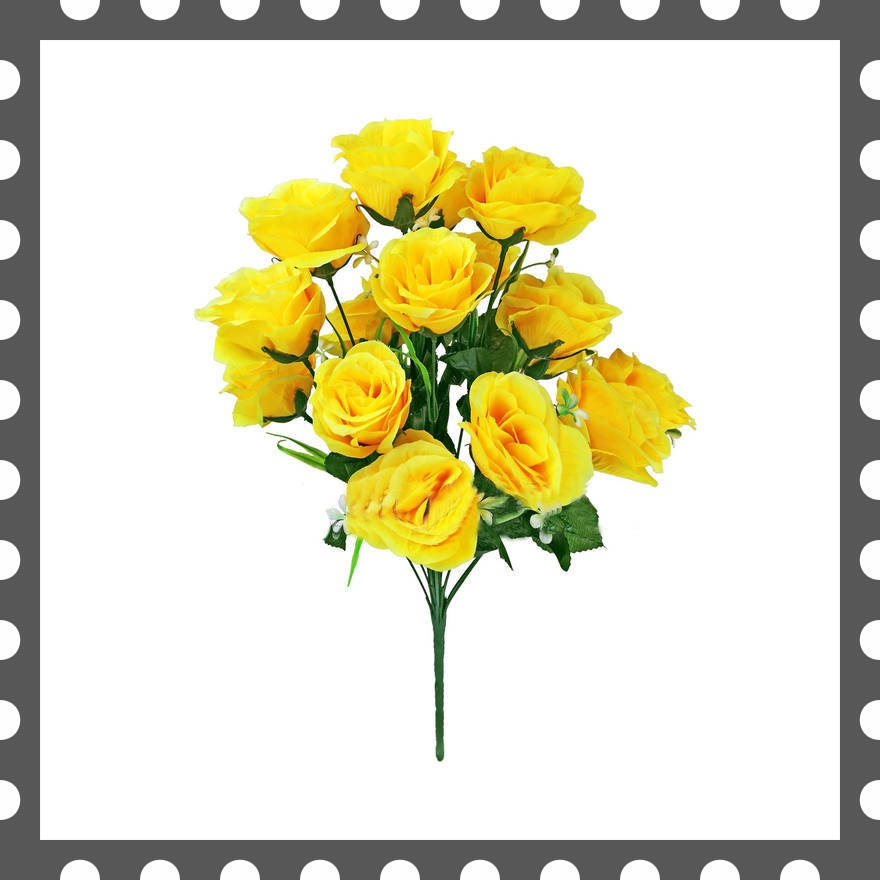 

Искусственные цветы Букет Розы, 18 голов, 540 мм