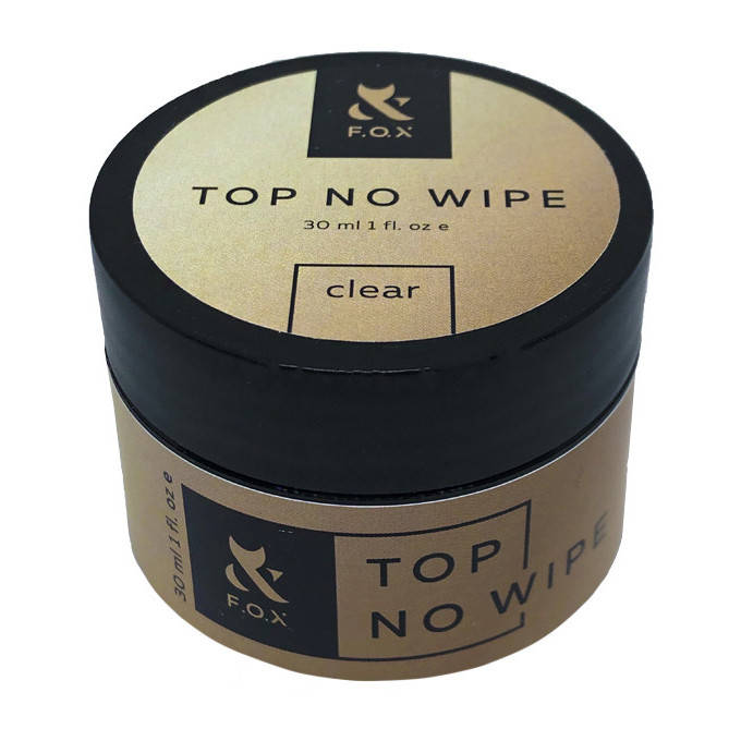 

FOX Top No Wipe - топ, финишное покрытие без липкого слоя (пластиковая баночка), 30 мл