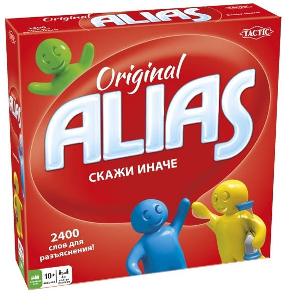 

Настольная игра "Alias" оригинал красный (Tactic)